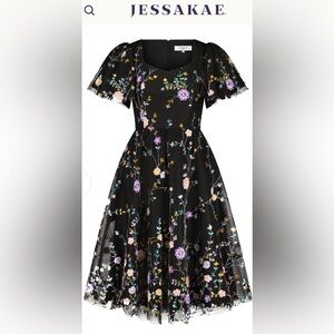 Jessakae Black Shimmer Dress